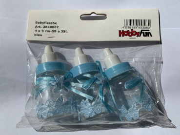 Babyflasche blau